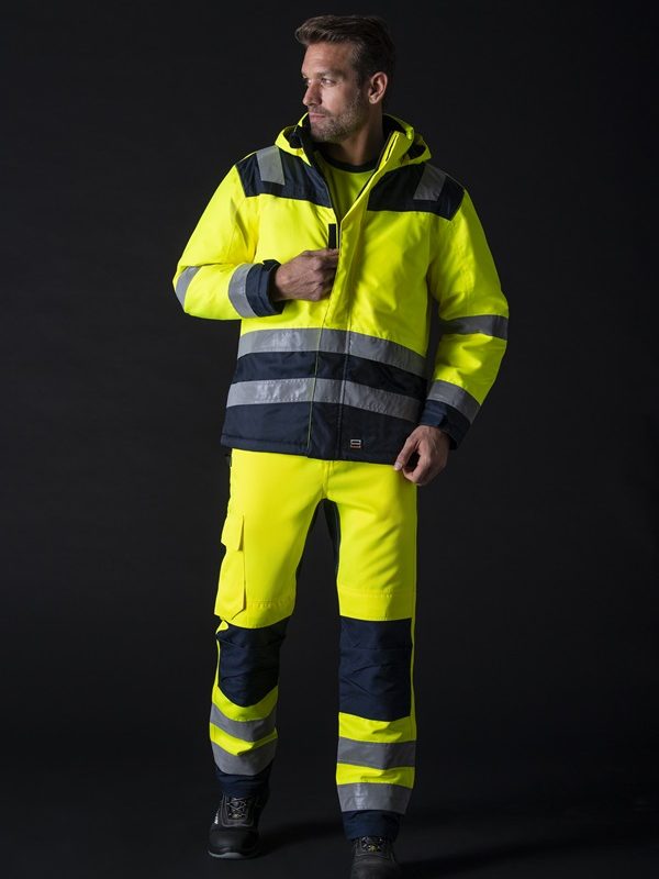 MIDI PARKA HIGH VIS BICOLOR